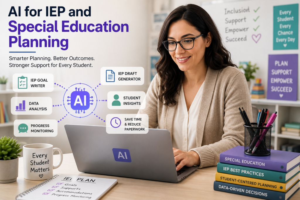 AI for IEP and Special Education Planning Guide for Teachers