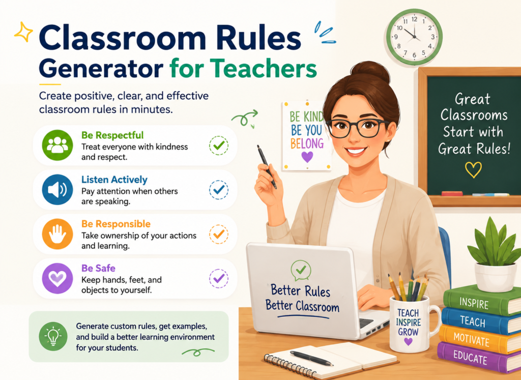 Classroom Rules Generator for Teachers