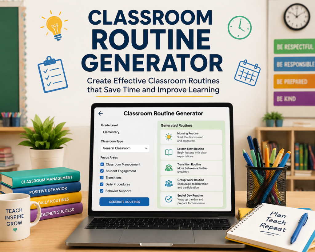 Classroom Routine Generator